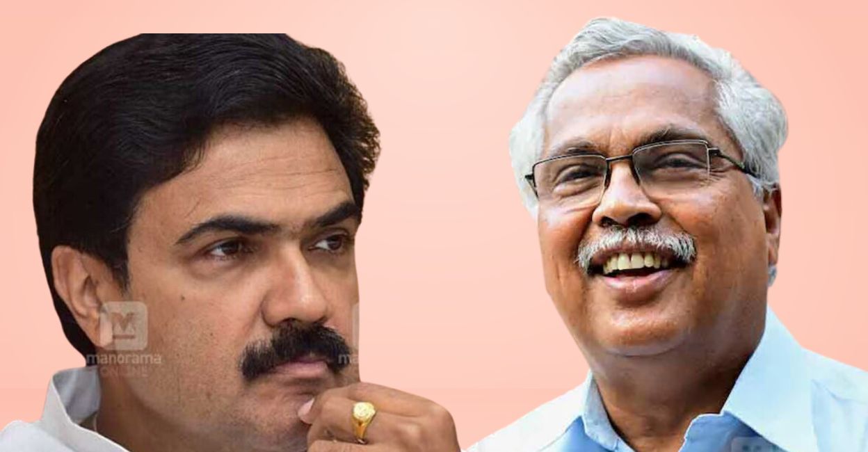 Jose K Mani, Binoy Viswam. Photo: Manorama